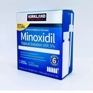 Kirkland Signature Minoxidil Topical Solution - Blue and White